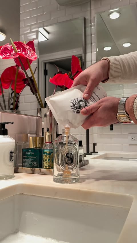 Instagram post by @joeycamasta for Diptyque. Caption reads: Monthly Ritual ASMR Type: “QUEEF” in the comments....