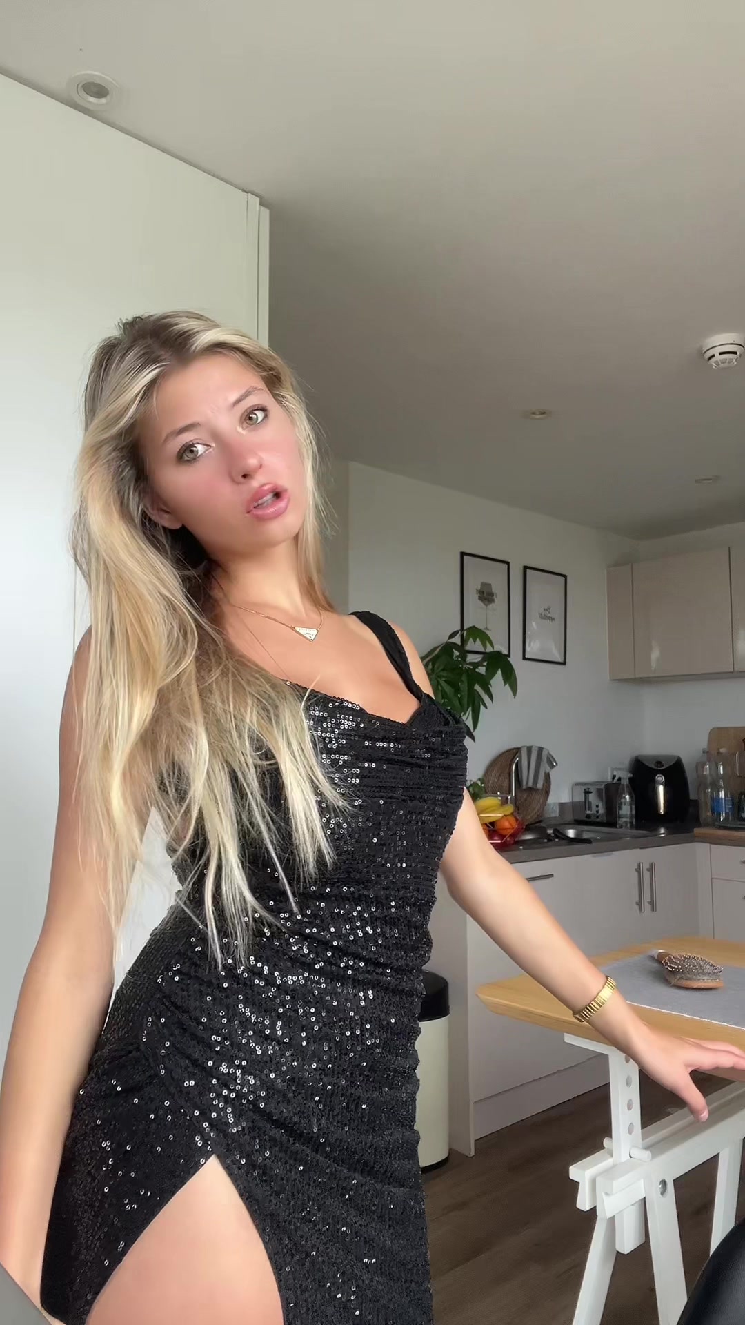 TikTok post by @martyna62 for THATSSOFETCH.COM.AU. Caption reads: Dress from @Thats So Fetch 🖤 #thatssofetch....