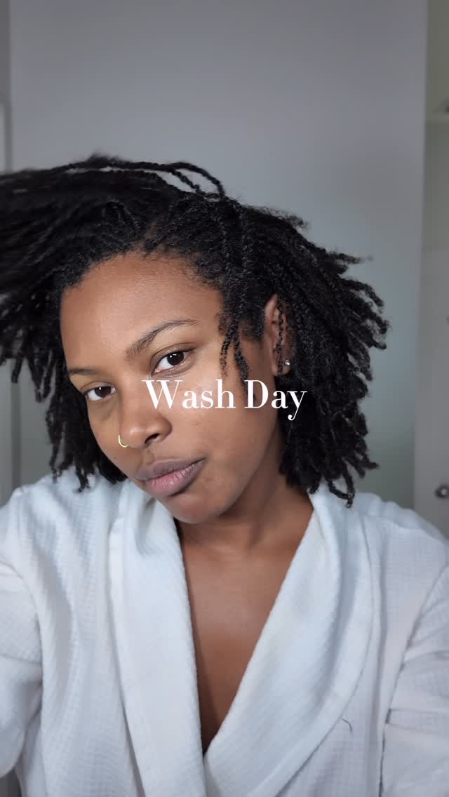 Instagram post by @marissatanee for Camille Rose. Caption reads: Washing My Locs 😮‍💨

Washing my locs felt....