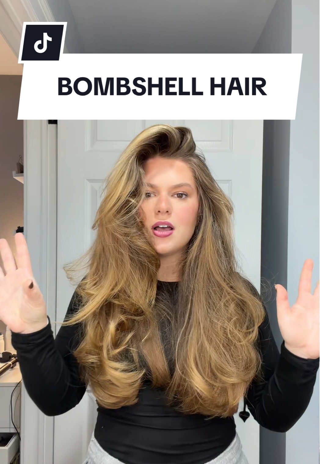 TikTok post by @hannah.lee155 for Color Wow Hair. Caption reads: [...] with a 100% seccess rate using my @Color Wow....