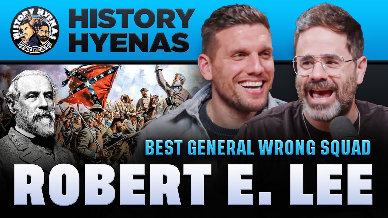 YouTube post by @HistoryHyenas for Quince. Caption reads: Robert E Lee: Best General Wrong Squad | History....