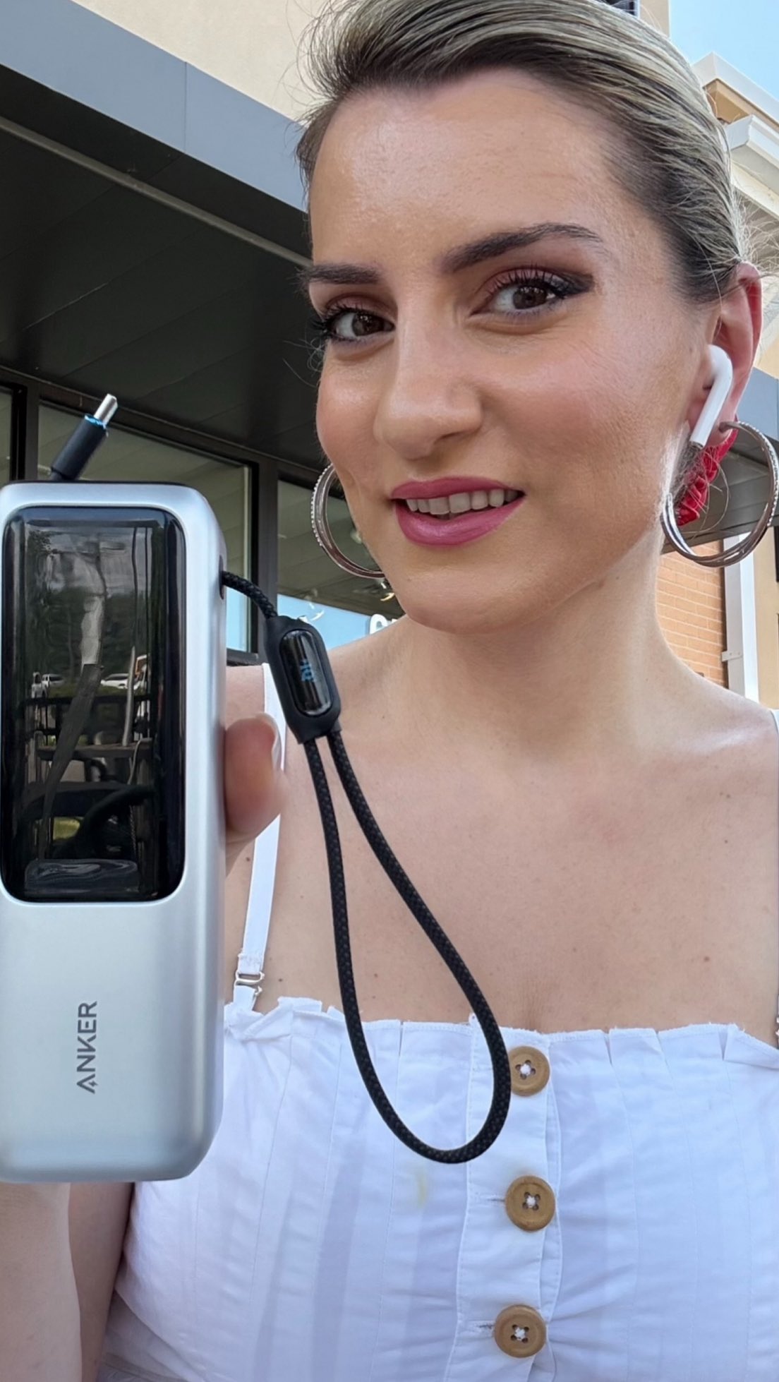 Instagram post by @dileks_journal for AnkerMake. Caption reads: Dead devices? Not a problem when Anker’s with me.....