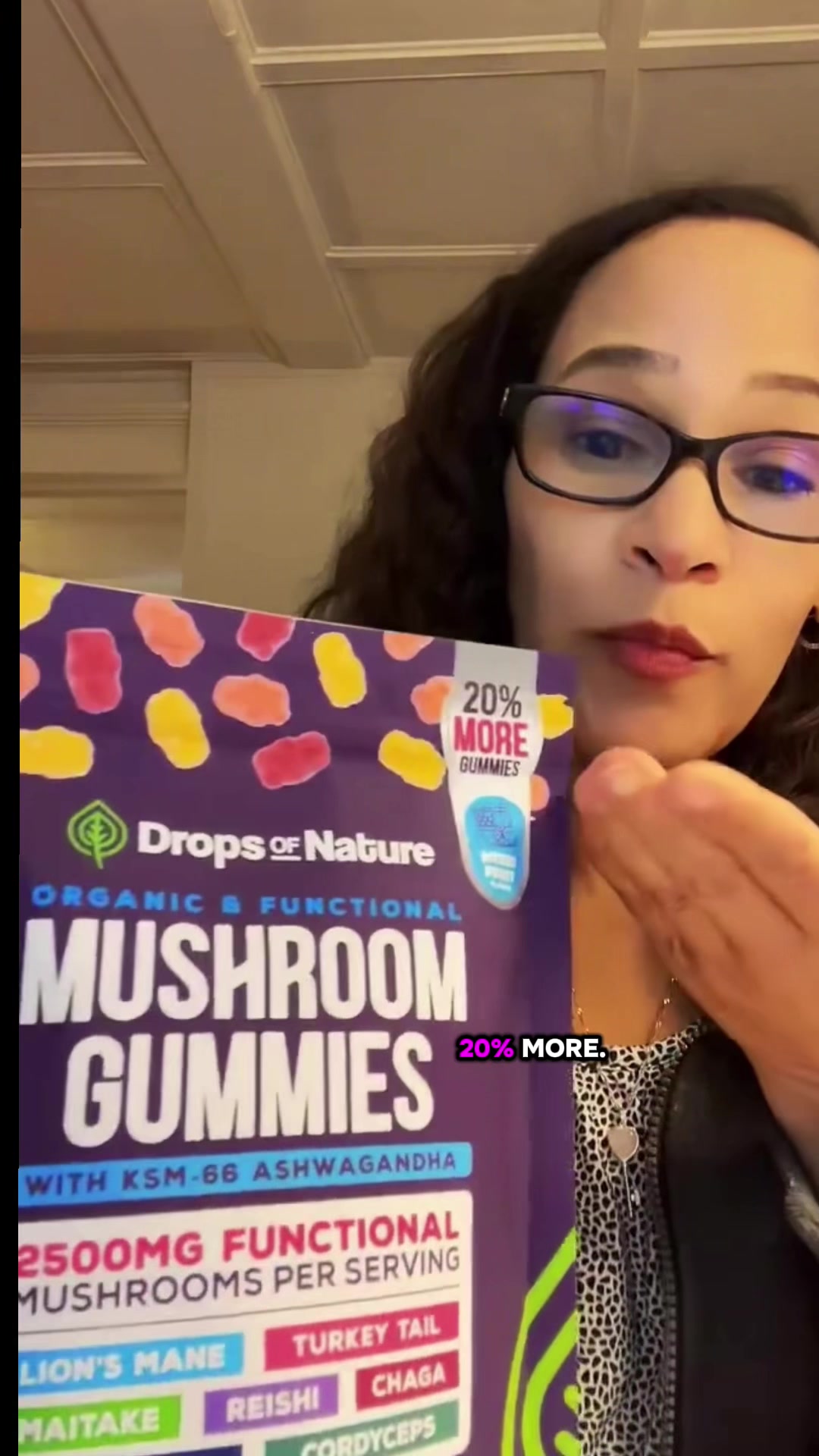 TikTok post by @wunderfulthings for Drops of Nature. Caption reads: [...] the ingredients matters. I choose @Drops Of....