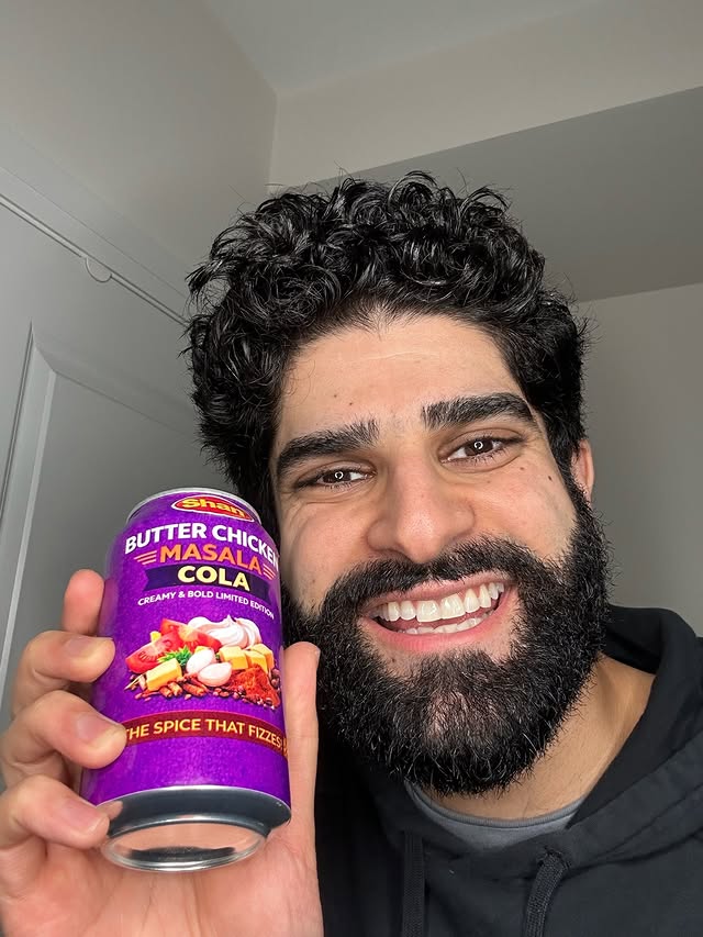 Instagram post by @pushpeksidhu_ for Shan Foods. Caption reads: Can’t believe what @shanfoodsglobal just sent me…....