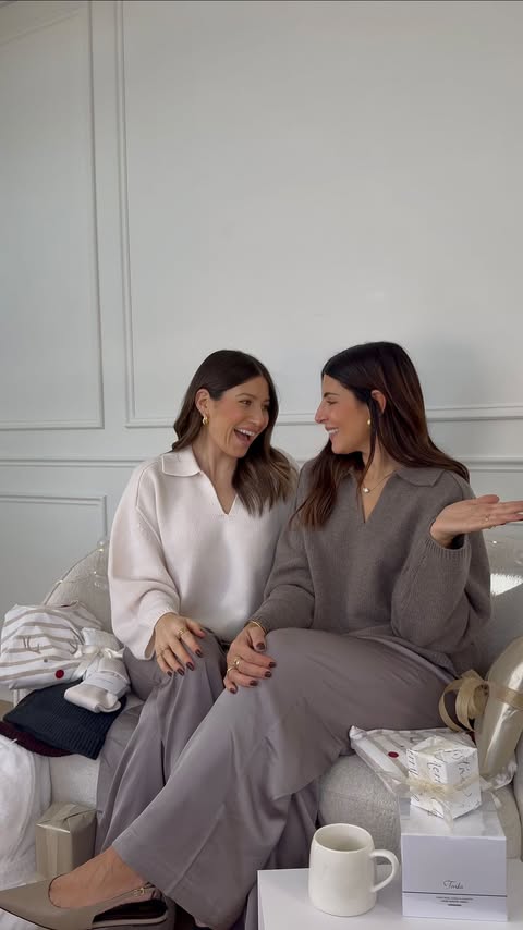 Instagram post by @wearetwinset for The White Company. Caption reads: Ad There’s nothing quite like the joy of giving,....