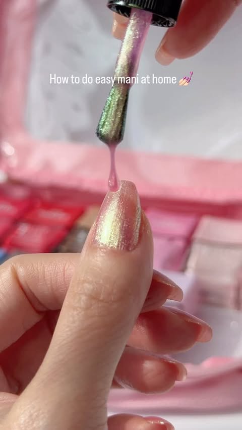 Instagram post by @fromsandyxo for Nails.INC. Caption reads: [...] and fast drying formula, using @nailsinc....