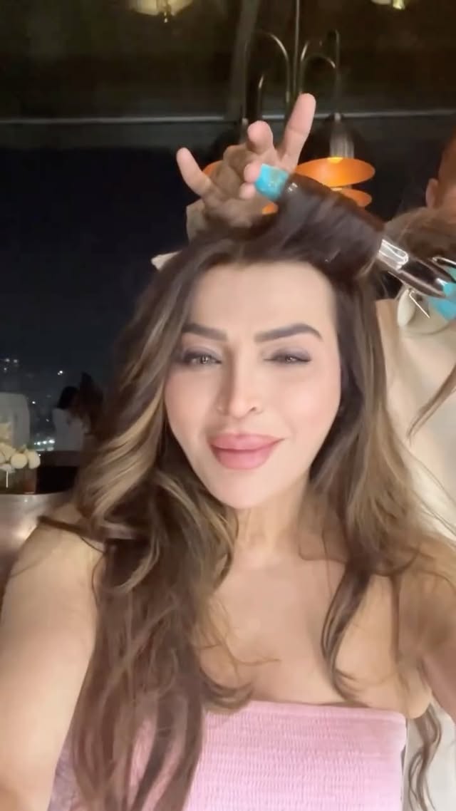 Instagram post by @ojasrajani for Four Seasons. Caption reads: The most luxurious treatment mistfor shiny....