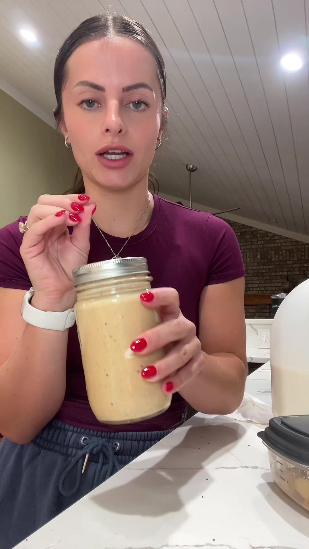 TikTok post by @jesssimarrie for Truvani. Caption reads: my new favorite fall breakfast 🎃#pumpkinrecipes....