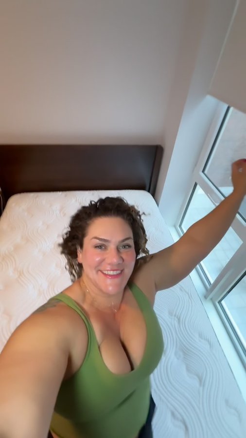 Instagram post by @moritsummers for Big Fig Mattress. Caption reads: It was time! I’ve partnered with Big Fig mattress....