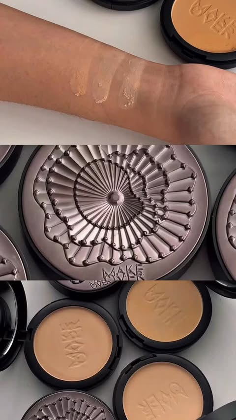 Instagram post by @gladyssaphire for MAKE OVER Cosmetics. Caption reads: pencapaian tahun ini, punya koleksi dari designer....
