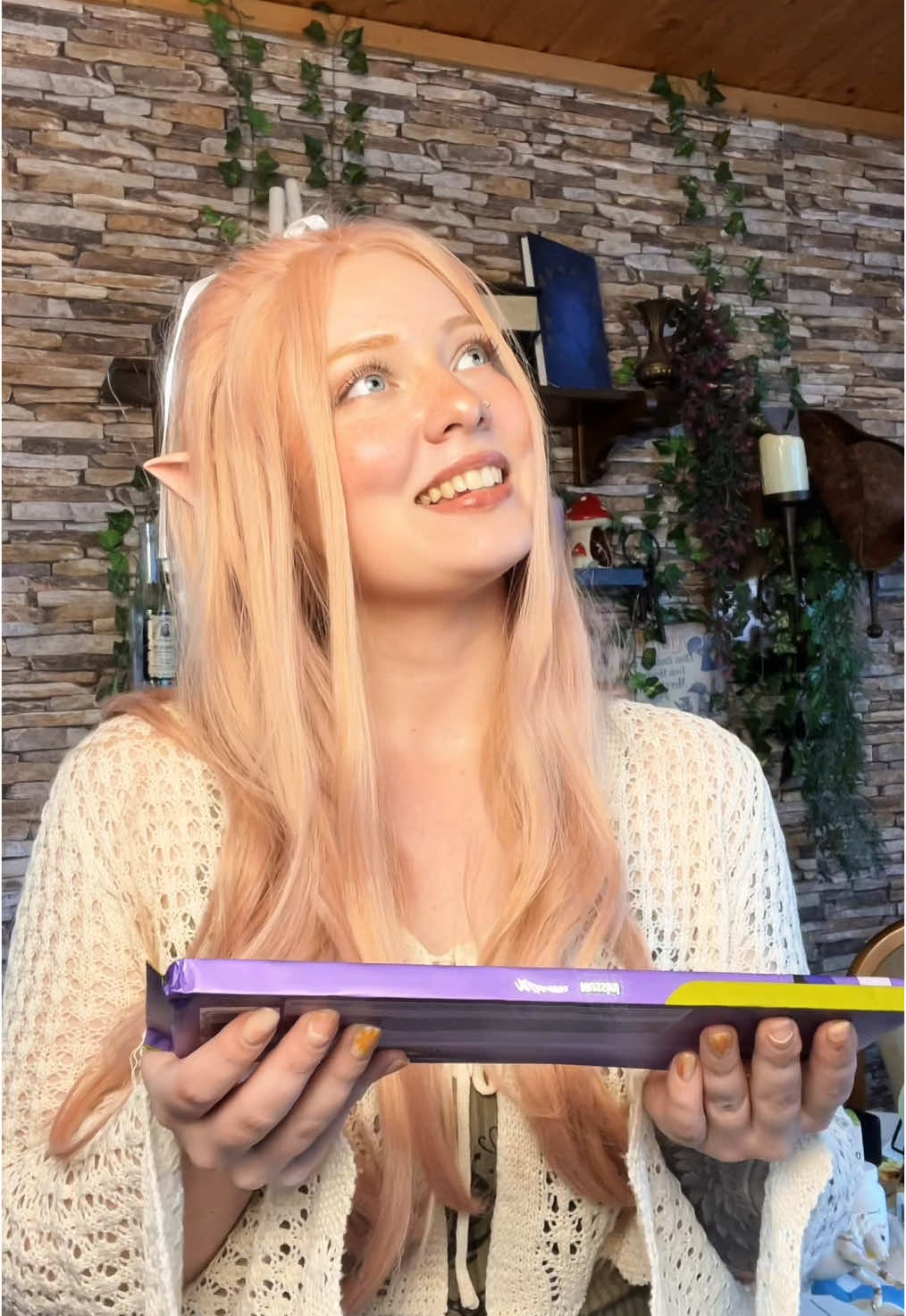 TikTok post by @loonagh for Milka. Caption reads: [...] 🎟️ #DeinMMMAXMoment #fy #fantasy @Milka 💜 .