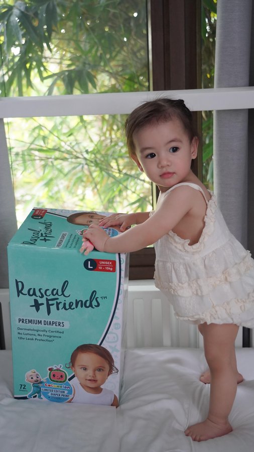 Instagram post by @yasmine_vargas2307 for Rascals. Caption reads: Restock day 😍
@rascalsbaby 
#gifted.