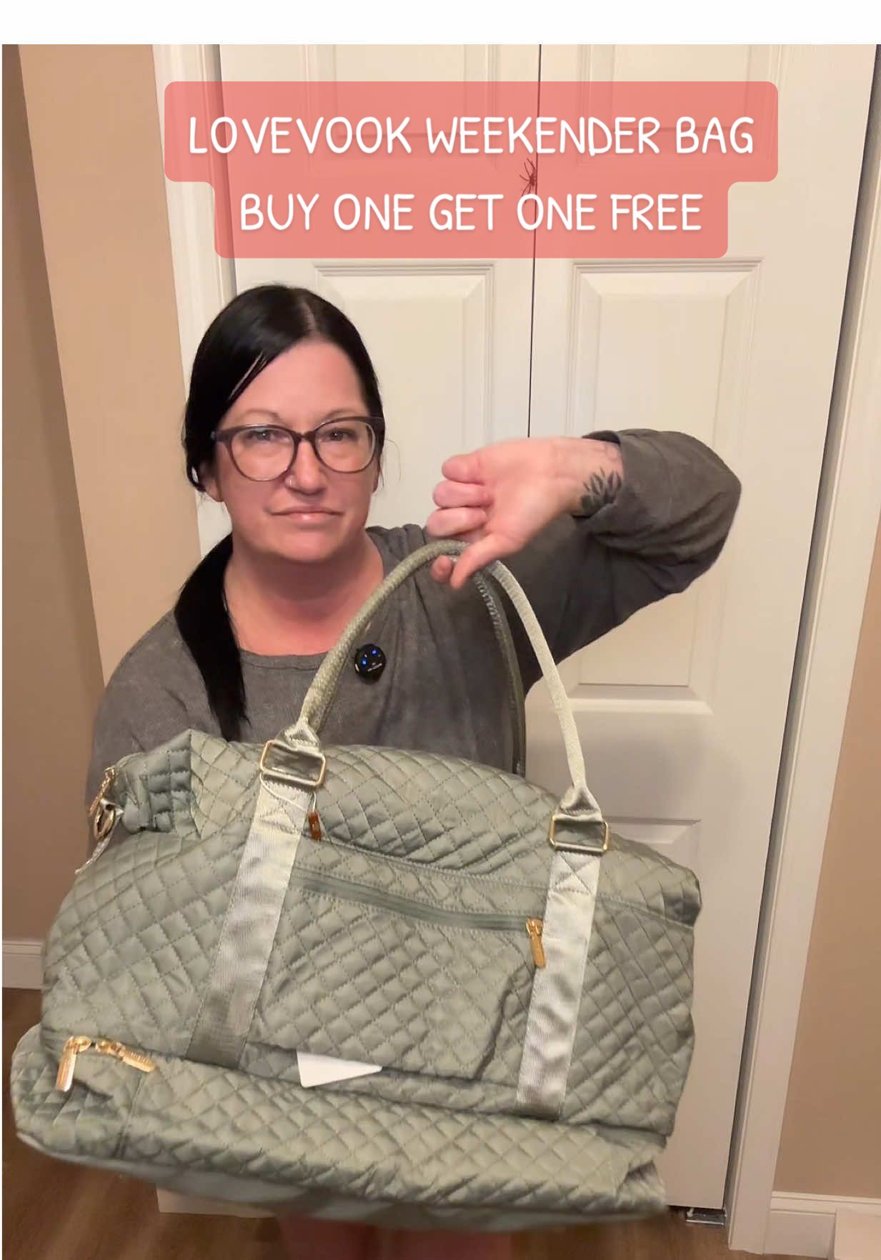 TikTok post by @trishie1026 for Lovevook. Caption reads: [...] ON. WHILE SUPPLIES LAST! #lovevook....