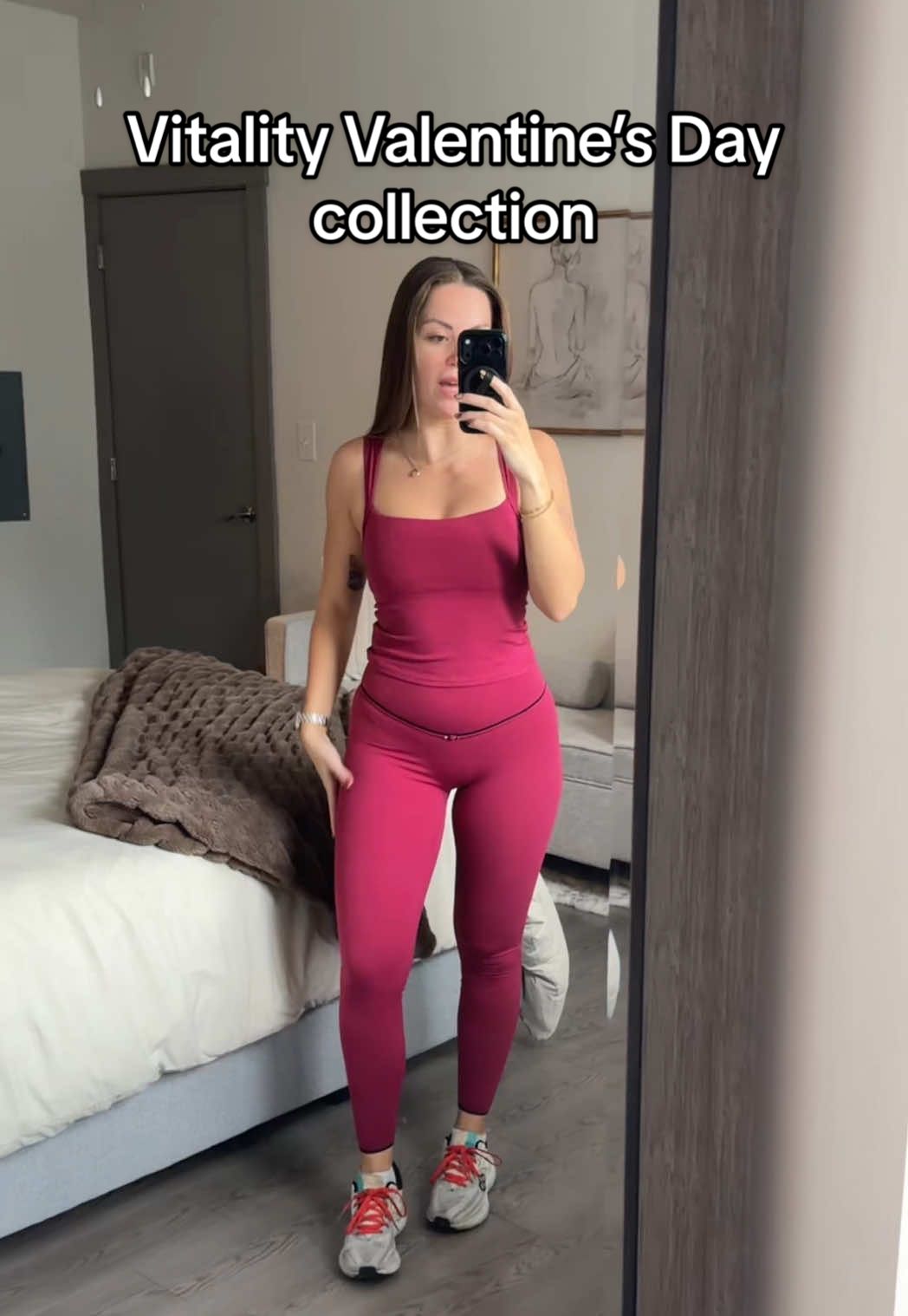 TikTok post by @nikigeorgee for shopvitality. Caption reads: [...] the new valentines collection from....