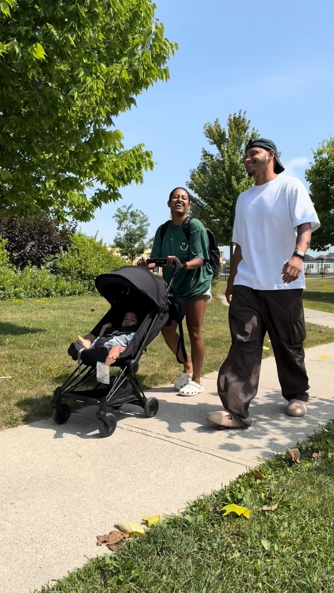 Instagram post by @durka.muru for WaterWipes. Caption reads: Park hangs, snack messes, and lots of laughs —....