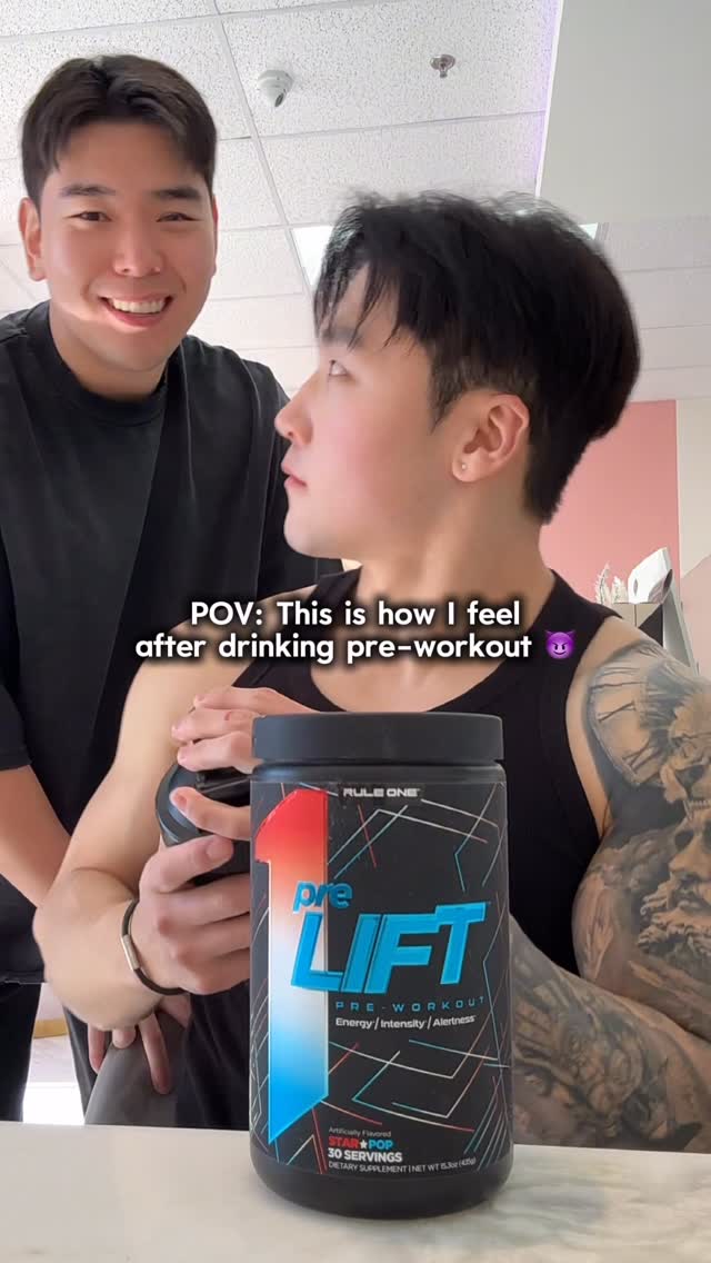 Instagram post by @thekoreanhulk for Rule One Proteins. Caption reads: [...] always feel after taking @ruleoneproteins....