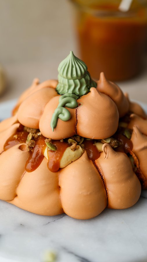 Instagram post by @youthsweets for Nellie's Free Range. Caption reads: pumpkin pavlova ft. @nelliesfreerange 🎃

I used....