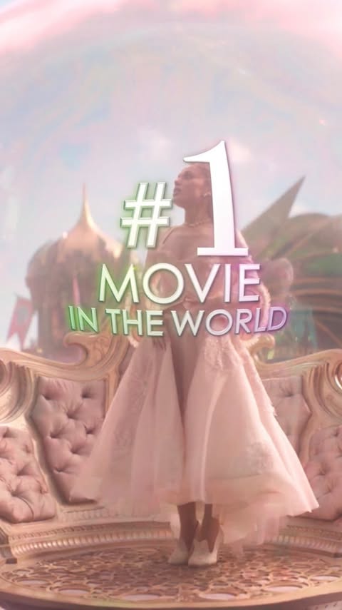 Instagram post by @arianagrande for Universal Pictures. Caption reads: We couldn’t be happier! Wicked: For Good is the #1....