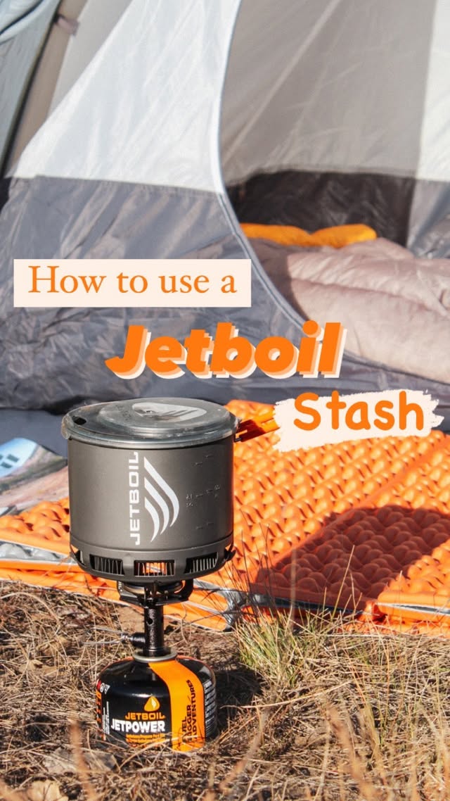 Instagram post by @beeswildlife for Jetboil. Caption reads: [...] how to use my favorite camp stove, the....