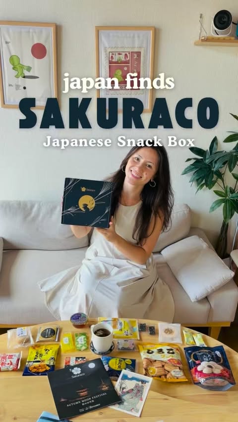 Instagram post by @ashleyrosepeters for Sakuraco. Caption reads: [...] japanese school 😭🤍 this month’s....