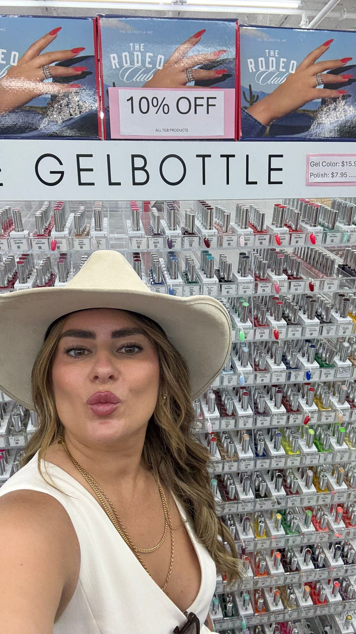 Instagram post by @daisykalnina for the_gelbottle_inc. Caption reads: Thank you so much to everyone who came to....