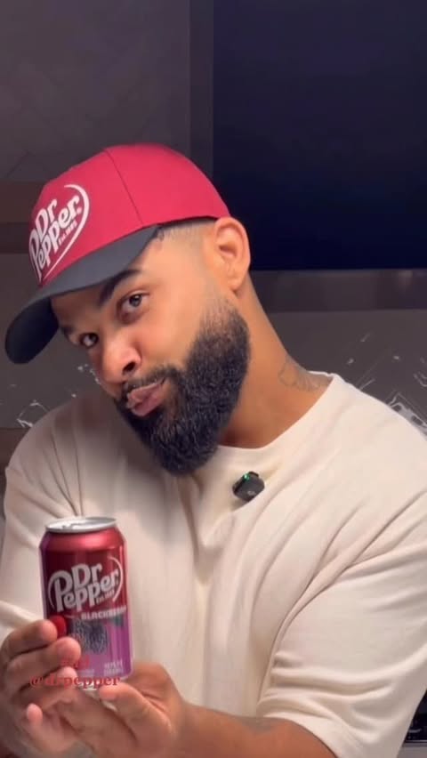 Instagram post by @_gabriellekelley for Dr Pepper. Caption reads: #ad Trying a Dirty Dr Pepper for the first time 👀....