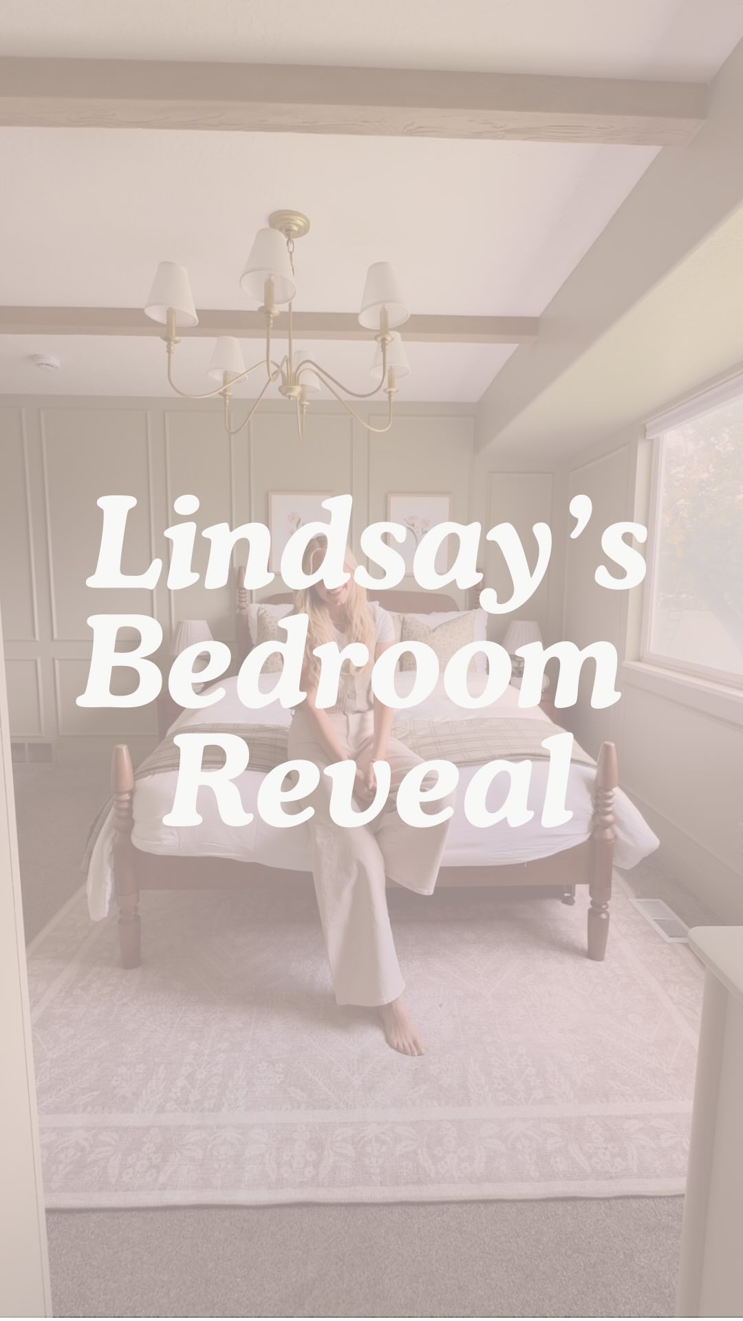 Instagram post by @huntersofhappiness for Zinus. Caption reads: [...] This room is all made possible thanks to....