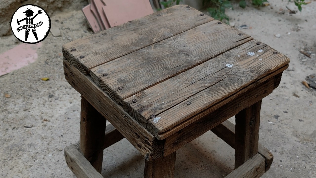 YouTube post by @IlMakerstauratore for Aosu Life. Caption reads: an emotional restoration (it was built by the son....