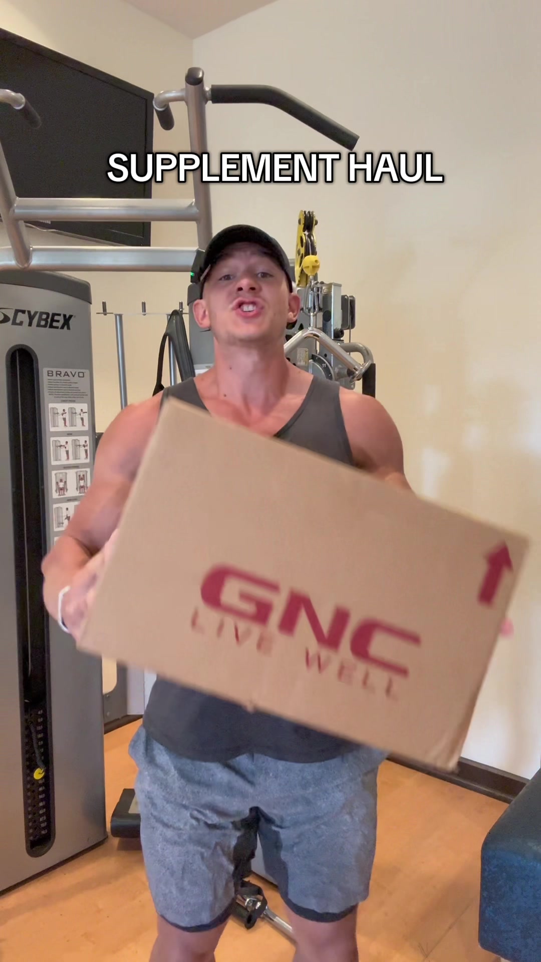 TikTok post by @bigjoegk for GNC. Caption reads: @GNC Live Well Black Friday is the best time to....