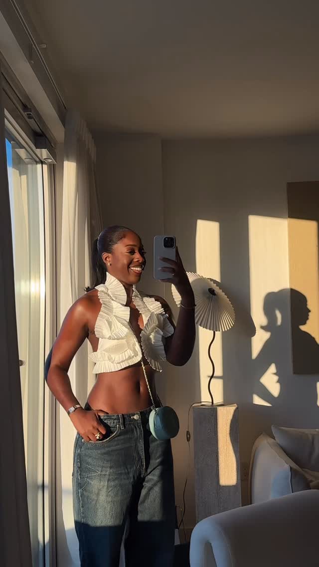 Instagram post by @itsreallynana for The Mane Choice. Caption reads: In my ponytail era and @themanechoice is helping....