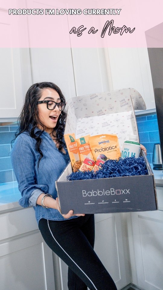 Instagram post by @themomlifevlogs for Babbleboxx. Caption reads: As a busy mom, I’m always looking for products....