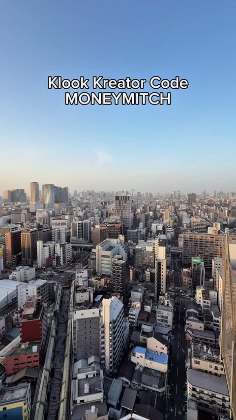 Instagram post by @moneymitchau for Klook Kreator Program. Caption reads: Can I see ALL of Osaka & Kyoto in 24 hours? 🤔 |....