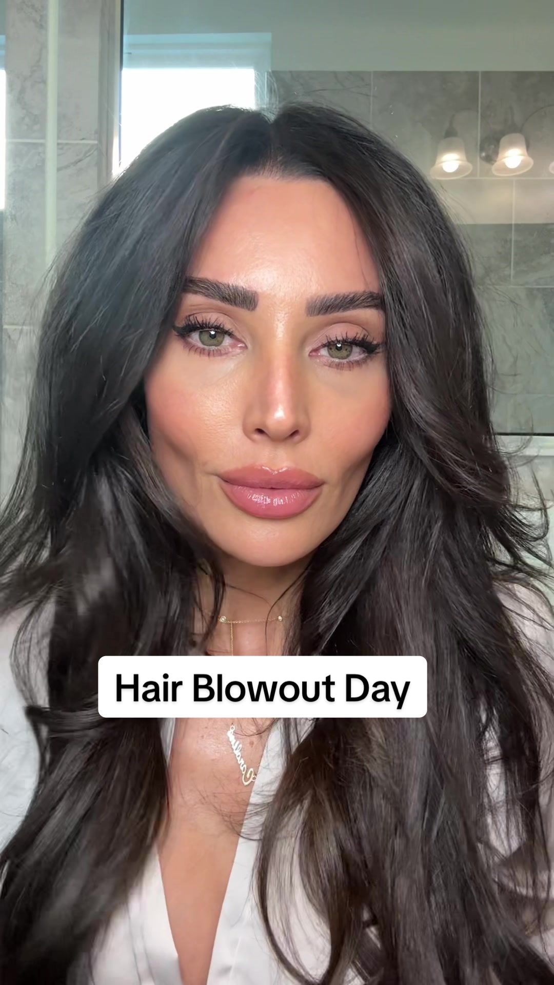 TikTok post by @carejohnston for Color Wow Hair. Caption reads: [...] Micro  @YSL Beauty @Armani beauty @Color Wow....