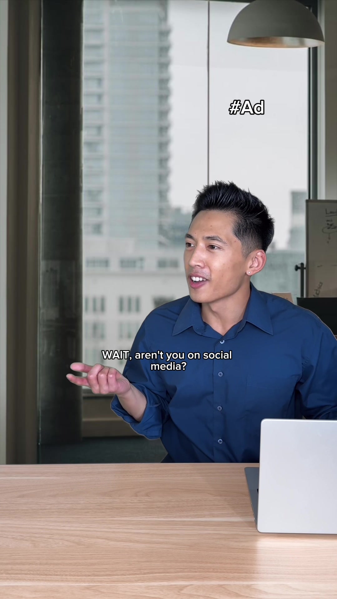 TikTok post by @peternugget for RBC. Caption reads: #Ad Not me getting hyped up at the bank 😂 @RBC .