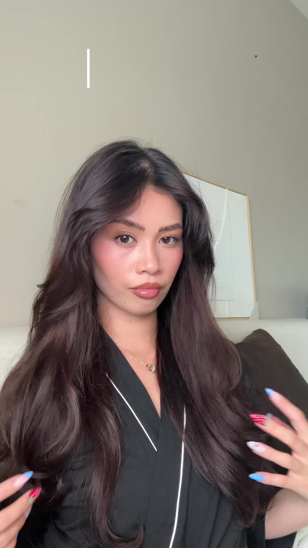 TikTok post by @kailee.castillo for LolaVie. Caption reads: [...] hot girl blow out? Say less❤️‍🔥 @LolaVie....