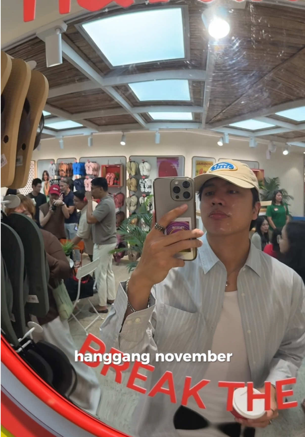 TikTok post by @chicomatoes for Havaianas. Caption reads: [...] fit, or score some holiday gifts? 😎....