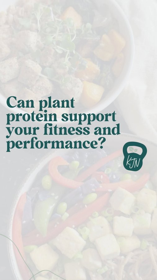 Instagram post by @kellyjonesrd for Nasoya. Caption reads: If you know you need to eat more protein, but are....