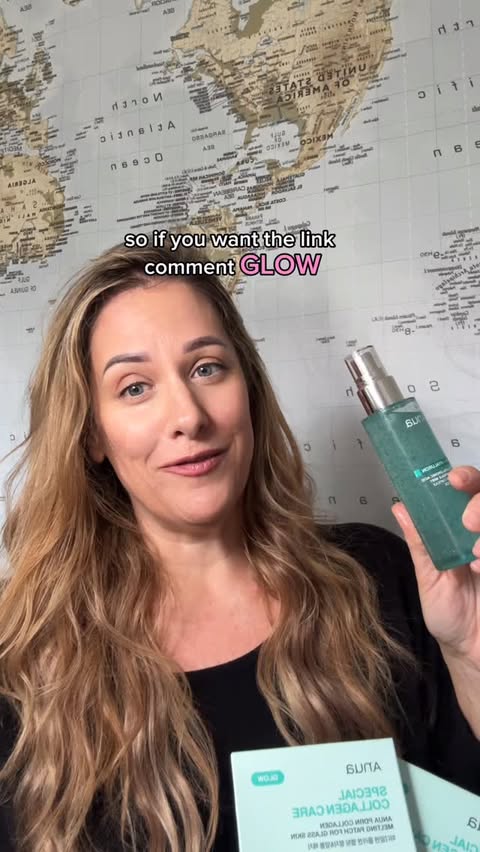 Instagram post by @hersaltykisses for Anua. Caption reads: Comment GLOW if you want the link for Korea’s....