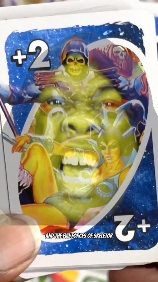 Instagram post by @blacknerd for Unobravo. Caption reads: #ad Showing off the UNO Fandom Masters of the....