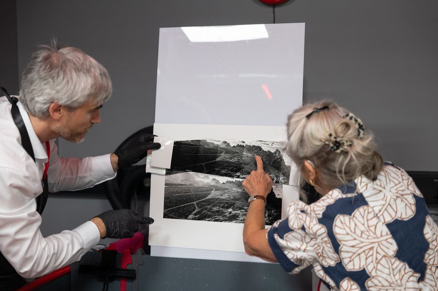 Instagram post by @leitz_photographica_auction for Leica Camera. Caption reads: During the anniversary celebrations in Wetzlar....