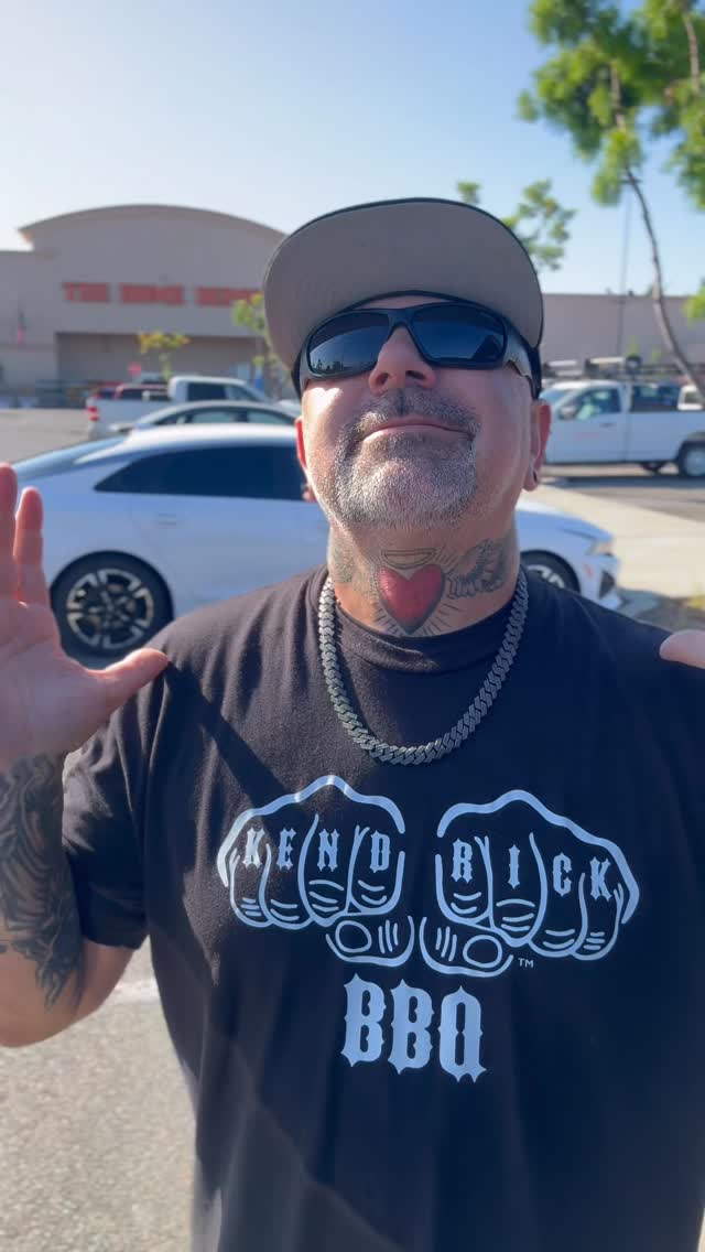 Instagram post by @kendrick_bbq for Traeger Grills. Caption reads: Finally can announce my Nationwide partnership....