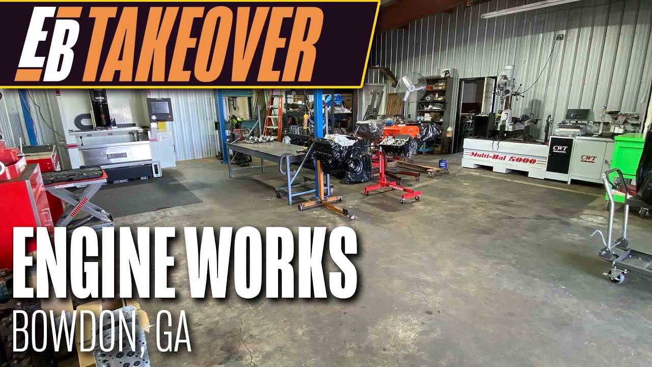 YouTube post by @EngineBuilder for Driven Racing Oil. Caption reads: [...] Takeovers are brought to you....