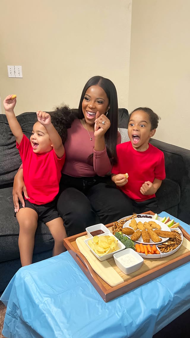 Instagram post by @mummy_anite for NotCo. Caption reads: [...] NotChicken tenders and Dino nuggets from....