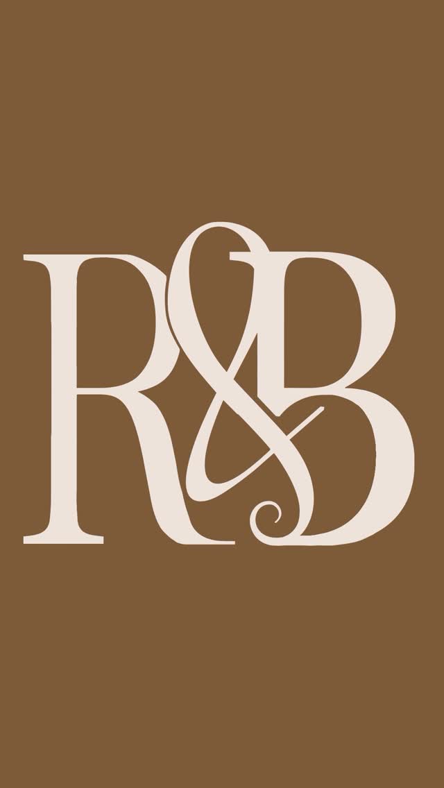 Instagram post by @elenaboils for Russell & Bromley. Caption reads: The new Russell & Bromley monogram animated by....