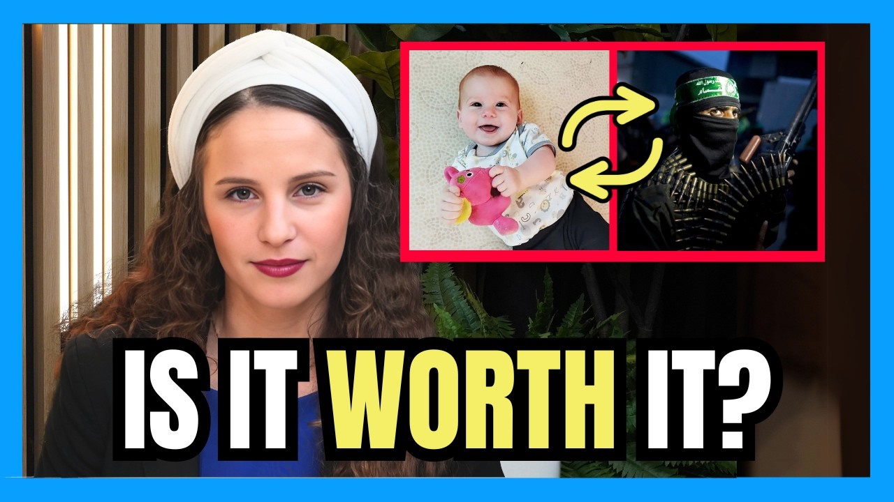 YouTube post by @LivingLchaim for Twillory. Caption reads: Should Israel Release Terrorists for Hostages? A....