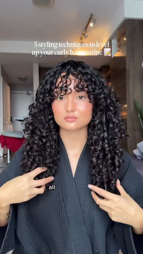 Instagram post by @thatcurlblog for Pattern. Caption reads: healthy curly hair guide series: part 2/4....