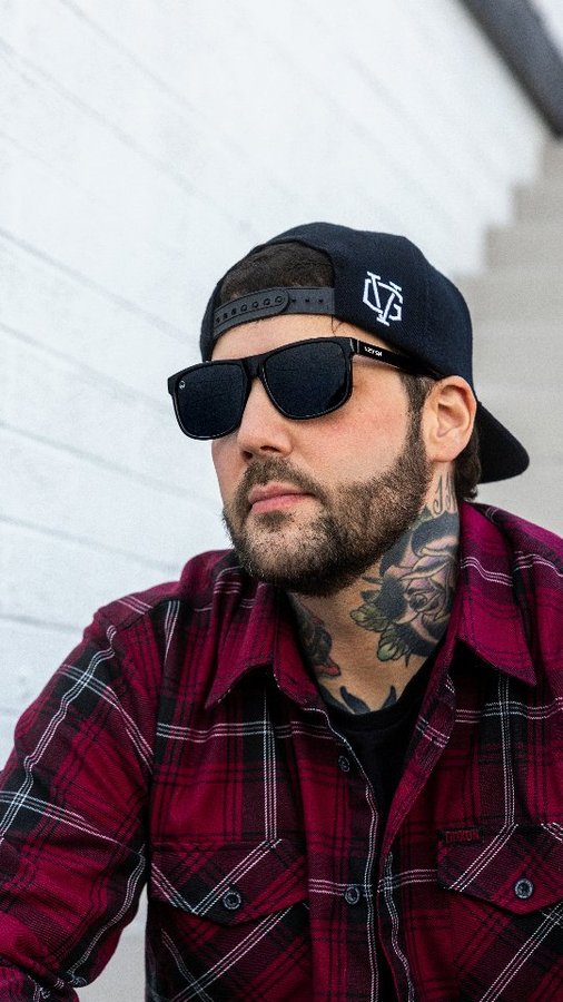 Instagram post by @zachjayjohnson for Neveneyewear. Caption reads: From the ashes, a comeback. ⚡ The Phoenix....