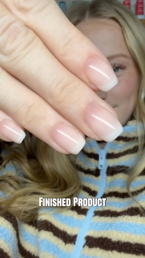 Instagram post by @iylaajune for ohora. Caption reads: [...] or Gel-X nails? How about press-ons?! 💅....