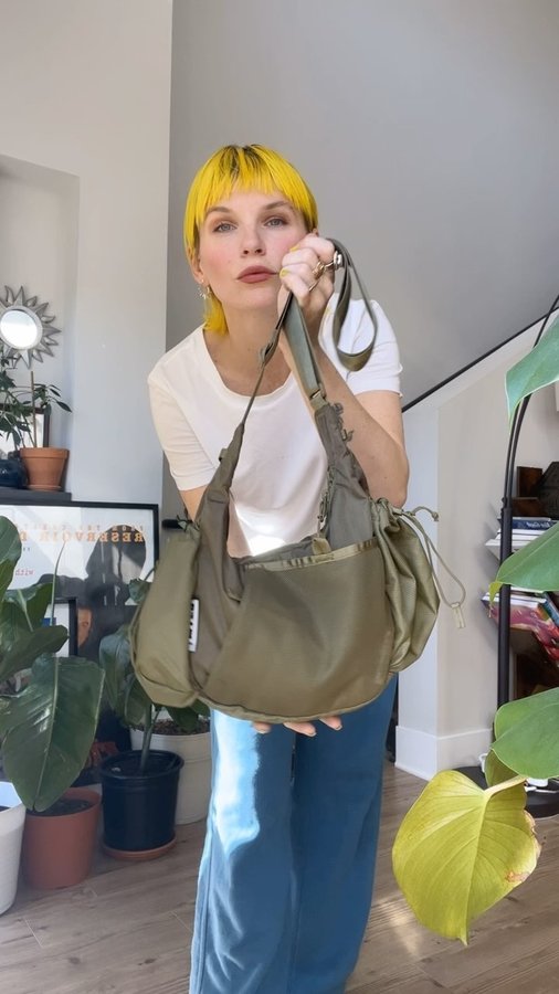 Instagram post by @themetalromantic for Baboon To The Moon. Caption reads: The perfect bag does exist!🍂🪲 @baboontothemoon x....