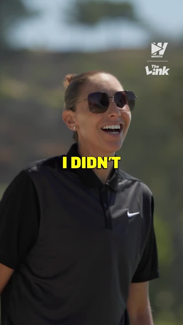 Instagram post by @sportsish for Whistle. Caption reads: DIANA TAURASI IS GOLFING WITH THE STARS....